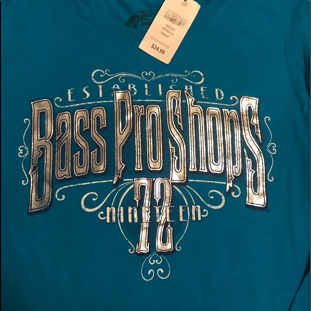Bass Pro Shops Super Soft LS Tee Size M NWT
